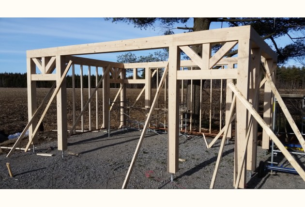 Poutres Massives / Timber Frame - McClure Construction