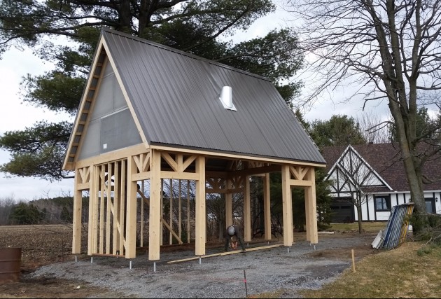 Poutres Massives / Timber Frame - McClure Construction