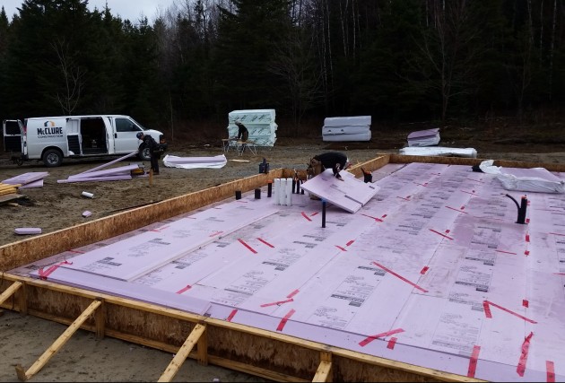 Fondation Dalle sur sol Estrie - McClure Construction