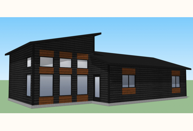 La petite Noire Écoénergétique (maison familiale) - McClure Construction