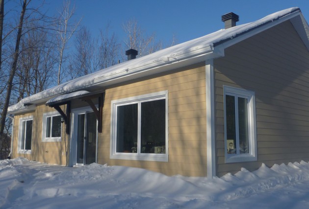 Petite maison écoénergétique - McClure Construction